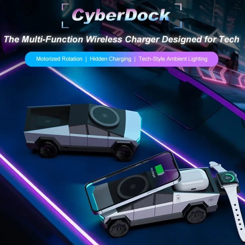 Cargador Cybertruck inalámbrico