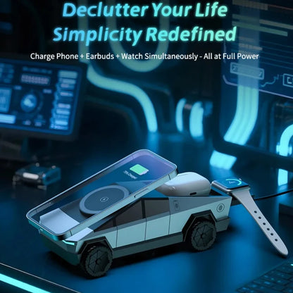 Cargador Cybertruck inalámbrico
