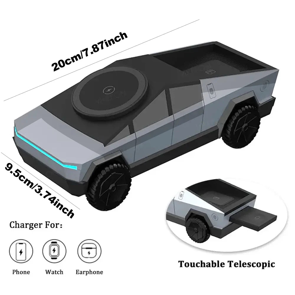 Cargador Cybertruck inalámbrico